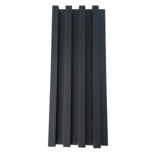 paneles de pvc interior – color negro mate