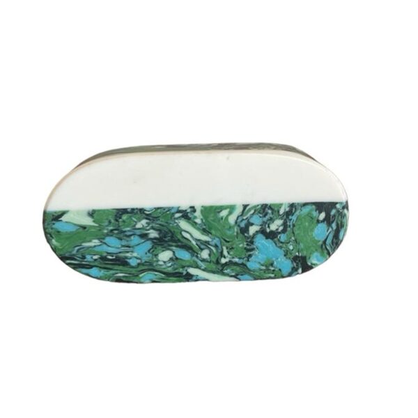 OVAL GREEN GALAXY C37-04