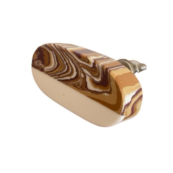 Tiradores Modelo -OVAL MILKY COFFE C37-03