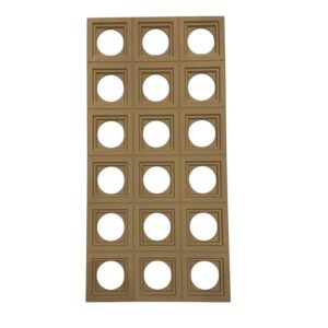 PU Circular Crema M09-2 | Panel Decorativo de Poliuretano