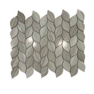 Mosaico de Mármol Leaf Grey M010-1 – 30 x 34.5 cm