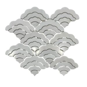 Mosaico de Nube Mármol M011-1 – 24.5 x 25 cm