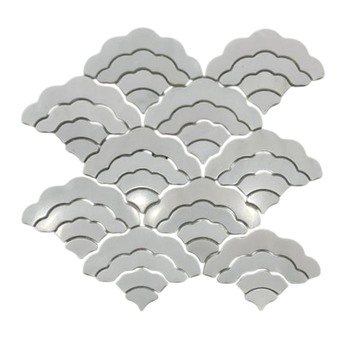 Mosaico de Nube Mármol M011-1 – 24.5 x 25 cm