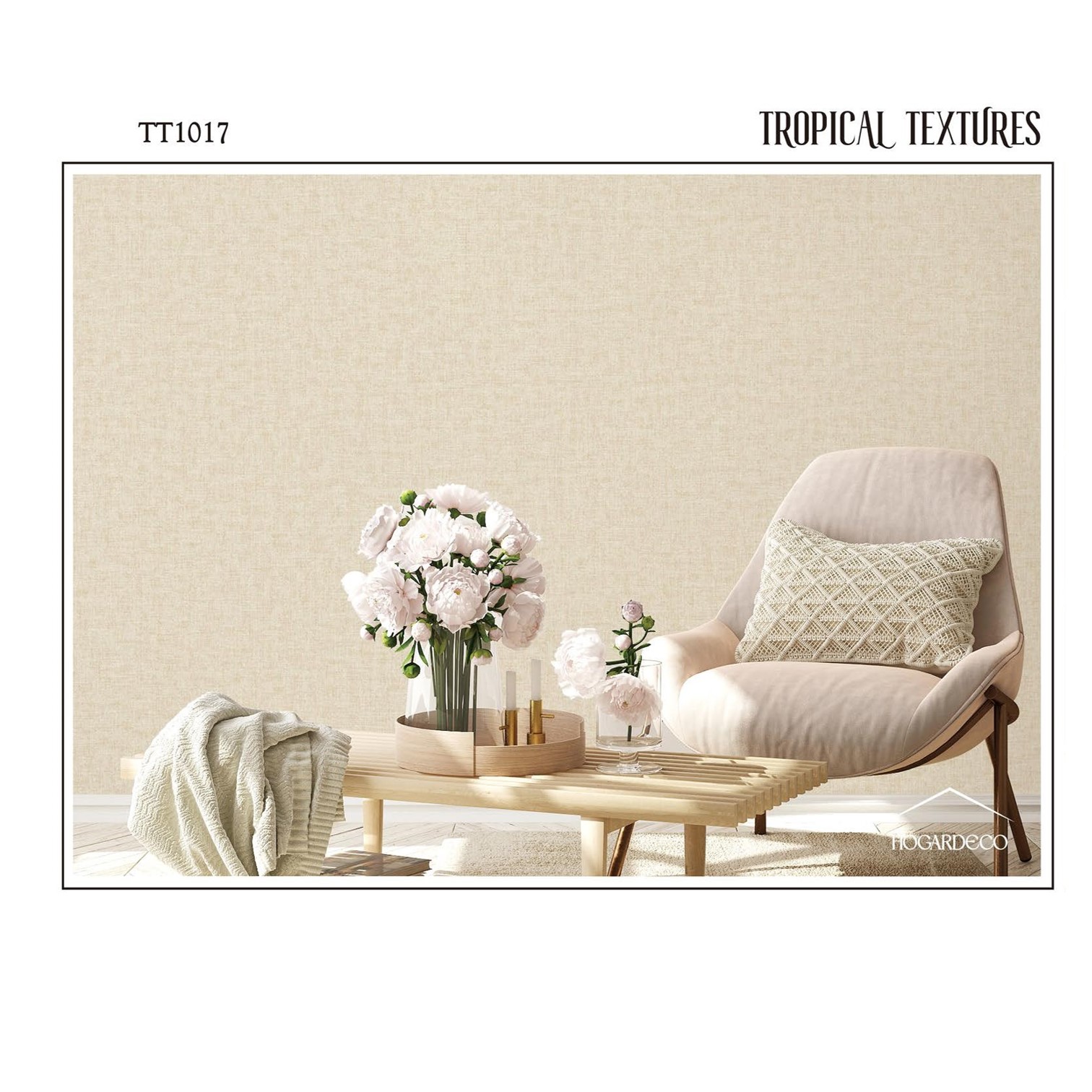 Papel Tapiz Textil Modelo - TT1017
