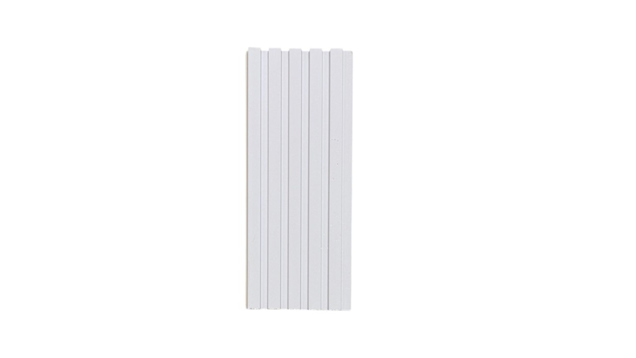 Paneles De PVC Interior – Color Blanco Pintable