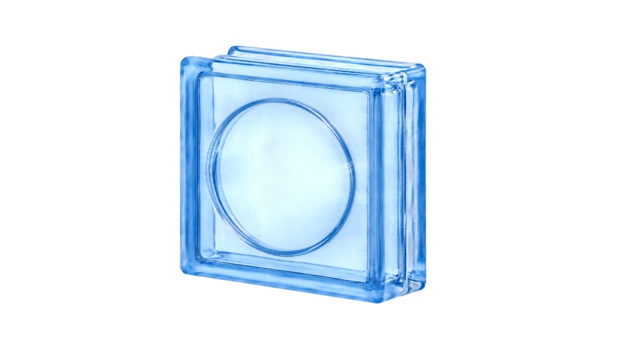 Bloque de Cristal Azul Terminal Curvo 02 KY51 Bloque de Cristal Azul Terminal Curvo 02 KY51